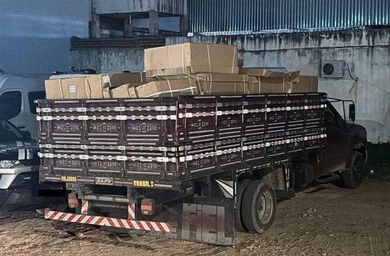 Em Sousa, homem é preso com carga de ares-condicionados automotivos roubados, avaliada em R$ 150 mil