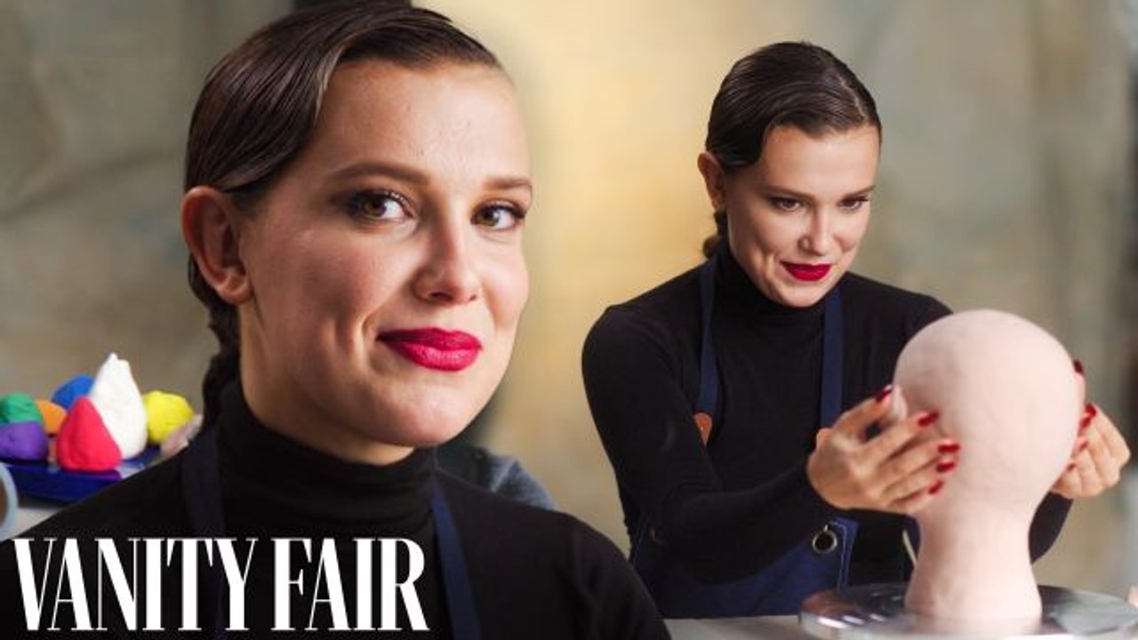 Millie Bobby Brown Creates a Sculpture of Herself