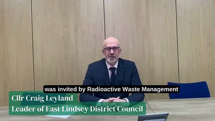 Coun Craig Leyland, Leader of East Lindsey District Council