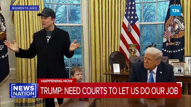 Elon Musk, Oval Ofis toplantısına oğluyla katıldı: Burnunu karıştırdı, taklit yaptı, Trump'a fısıldadı...
