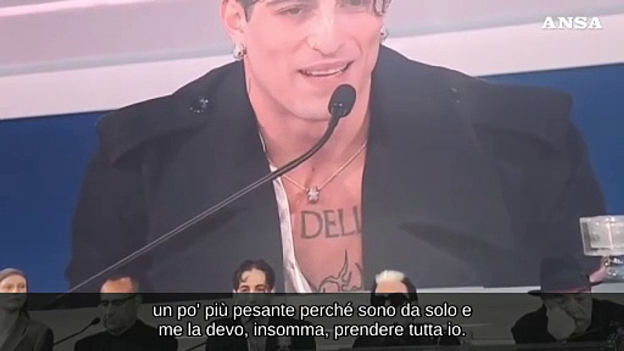 Damiano David: "A Sanremo da solista, piu' responsabilita' ma bellissimo"