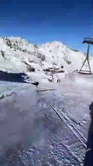 Ice Sliding with passionate 🎿🎿