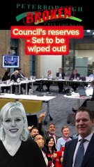 Council's reserves - Set to be wiped out!