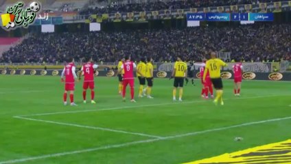 گل چهارم بازی سپاهان و پرسپولیس