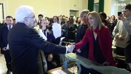 Mattarella a Perugia per i cento anni dell'Universita' per stranieri