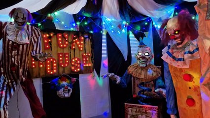 A Halloween-obsessed Oldbury family transformed their home for charity