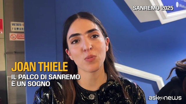 Sanremo, Joan Thiele: il palco di Sanremo è un sogno