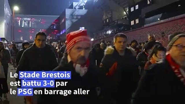 Brest - PSG : les supporters brestois pas déçus malgré la défaite