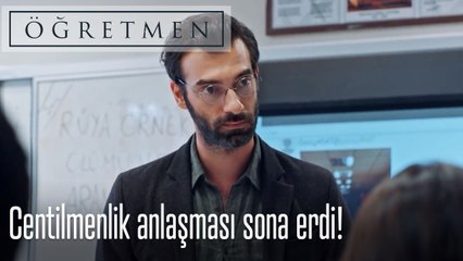 Centilmenlik anlaşması sona erdi!