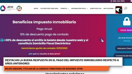 Destacan la buena respuesta en el pago del impuesto inmobiliario respecto a años anteriores