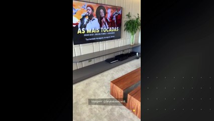 Bruna Biancardi mostra detalhes da nova mansão de Neymar em Santos