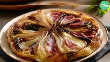 Tatin d'endives au jambon