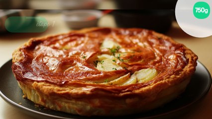 Tourte aux pommes de terre maison