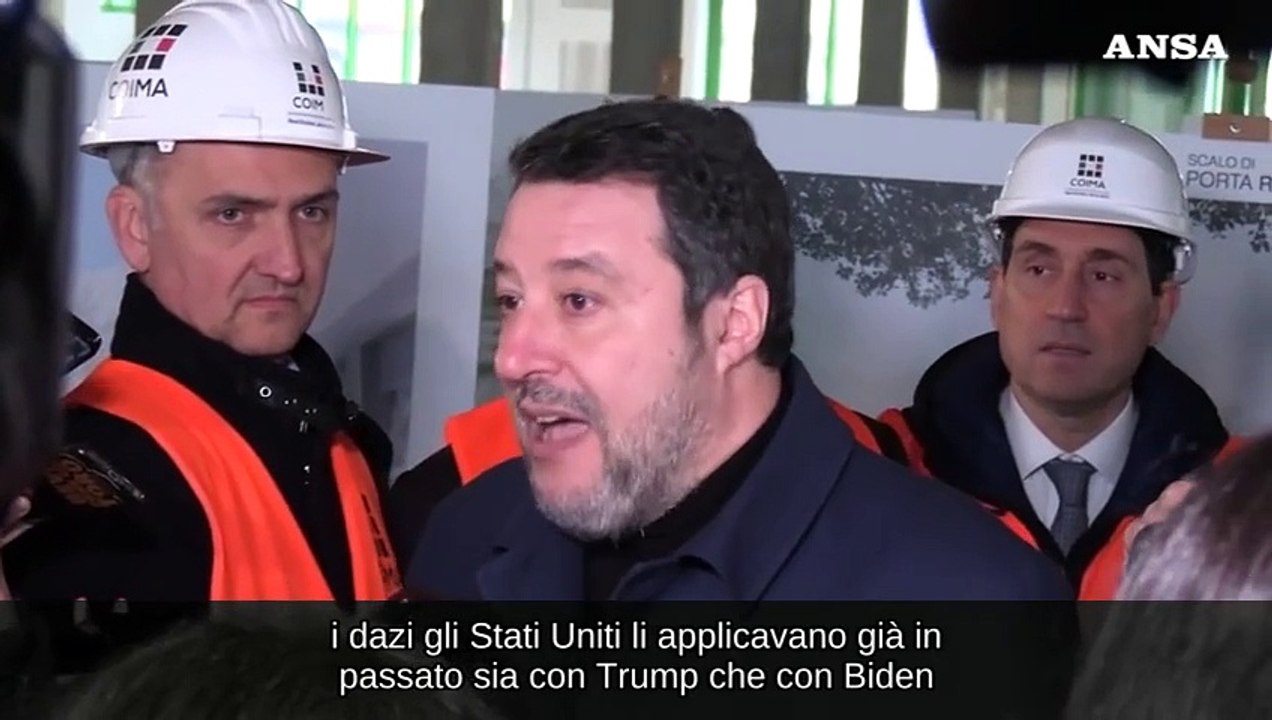 Salvini: "I dazi stimolino l'Europa a fare gli interessi dell'Europa"