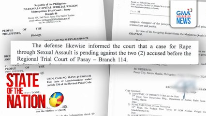 Kasong Acts of Lasciviousness vs Jojo Nones at Richard Cruz, ibinasura ng Pasay MTC Branch 46 | SONA