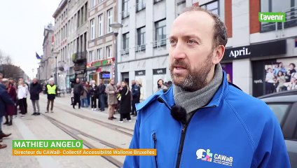 Les aménagements PMR du tram à Liège