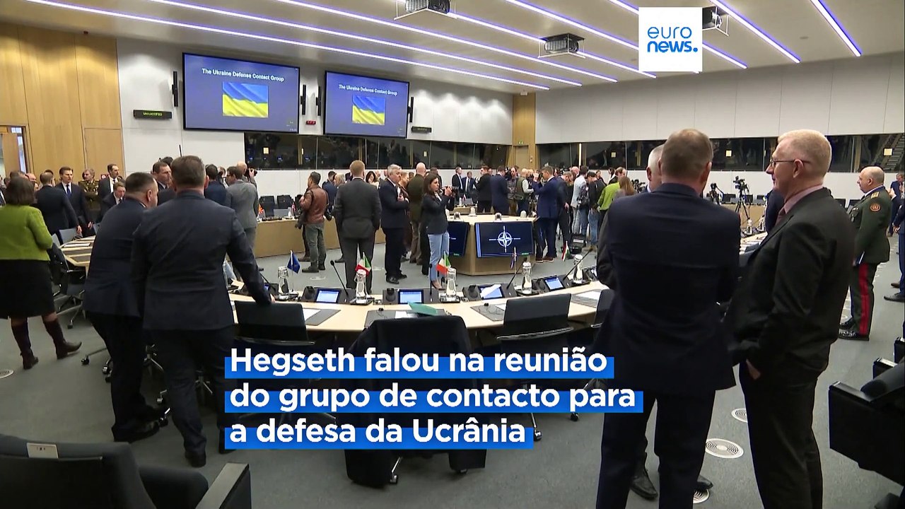 Regresso da Ucrânia às fronteiras anteriores a 2014 e adesão à NATO são "irrealistas", diz Hegseth aos aliados