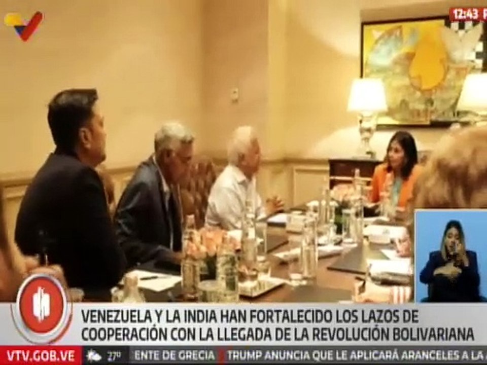 Venezuela e India afianzan lazos de cooperación a través de acuerdos en beneficio de ambos pueblos