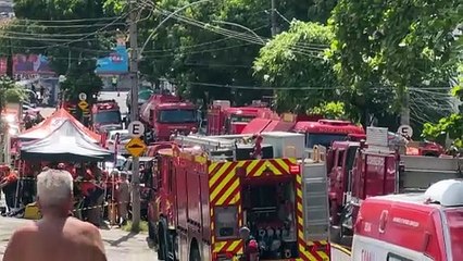 Incêndio em fábrica de fantasias de Carnaval deixa 10 feridos no Rio de Janeiro