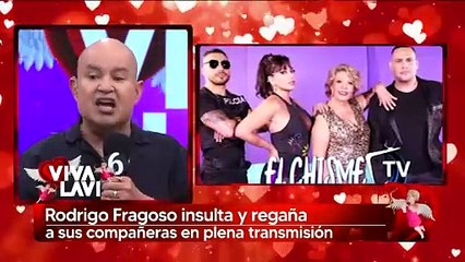 Rodrigo Fragoso insulta y regaña a conductoras durante transmisión