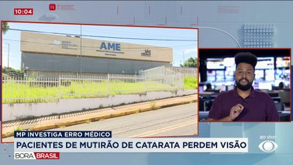 MP investiga 12 casos de cegueira após mutirão de catarata em SP