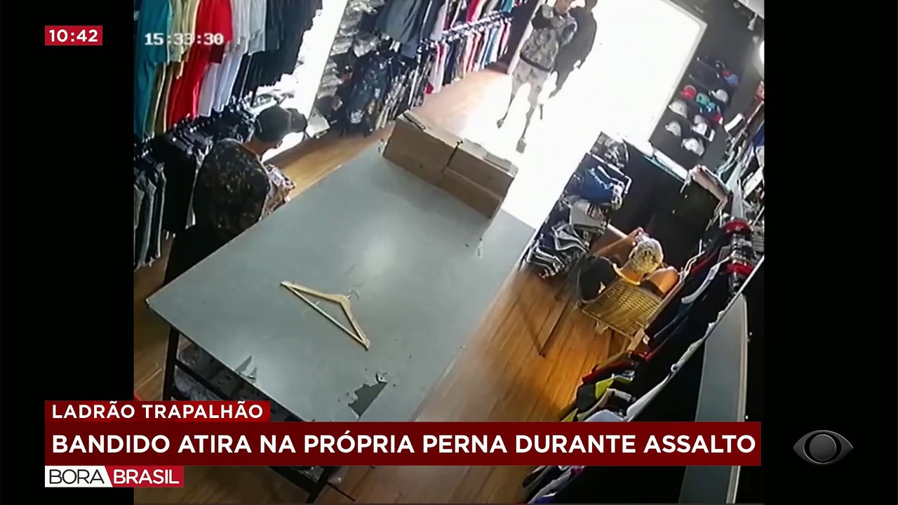 Bandido atira na própria perna durante assalto em Belo Horizonte
