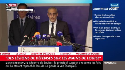 Meurtre de Louise : La conférence de presse du procureur qui raconte comment Owen a tué la fillette