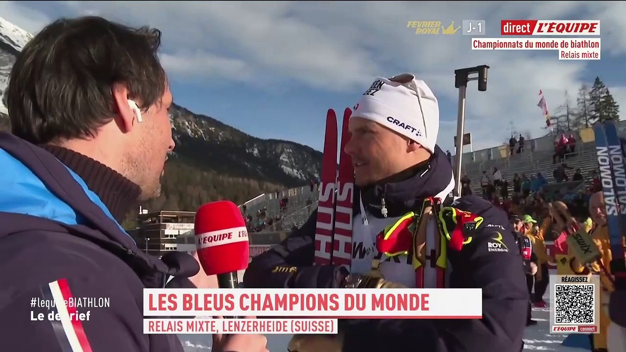 Jacquelin : «Très content pour l'équipe» - Biathlon - Mondiaux - Relais mixte