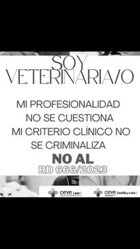Protesta de los veterinarios