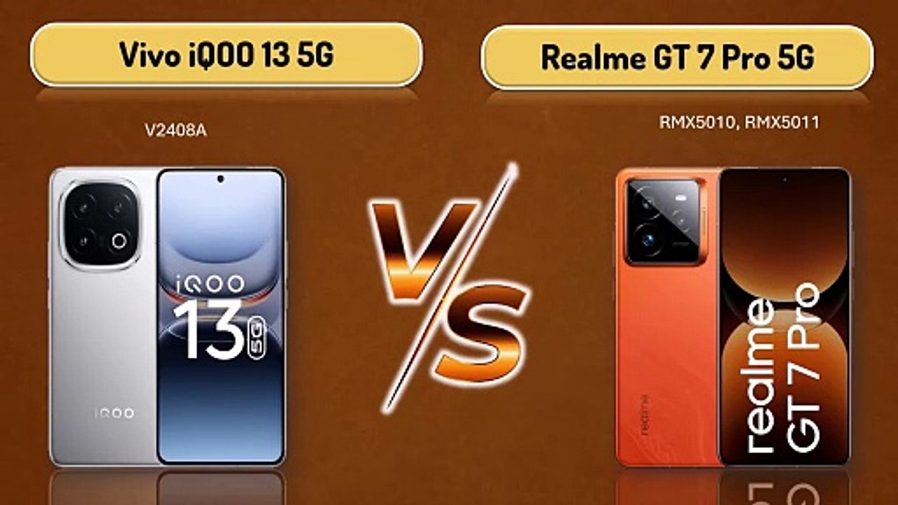 Vivo iQOO 13 5G VS Realme GT 7 Pro 5G | Full Comparison & Review