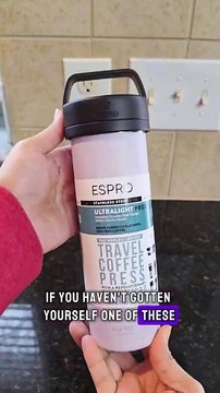 Espro Stainless Steel Travel Coffee French Press Dual Micro Filter System Tumbler Mug Cup