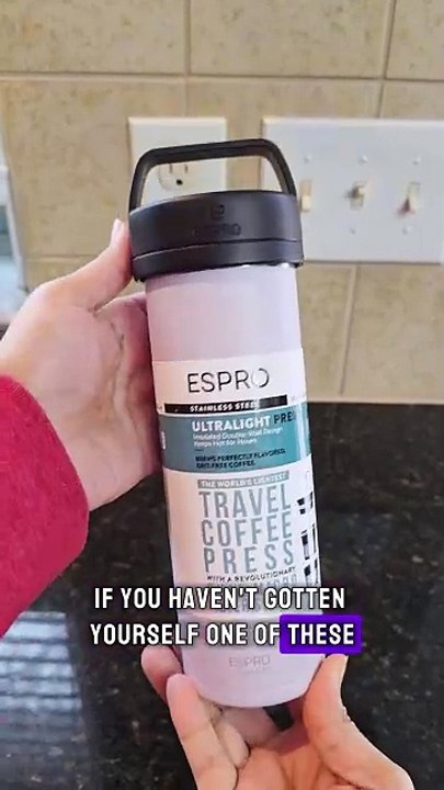 Espro Stainless Steel Travel Coffee French Press Dual Micro Filter System Tumbler Mug Cup