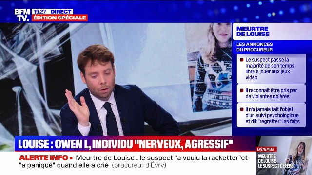 Meurtre de Louise: aucune plainte n'avait été déposée lorsqu'Owen L. avait abordé une autre collégienne