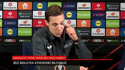 Anderlecht Teknik Direktörü Hubert'ten Mourinho'ya övgü