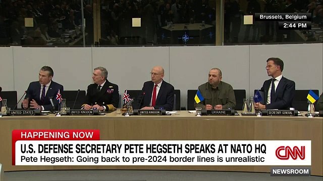 Hegseth speaks to NATO allies about Trump's plan for Russia and Ukraine