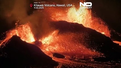 Der ausbrechende Vulkan Kilauea bietet ein beeindruckendes Schauspiel auf Hawaii