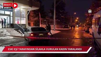 Eski eşi tarafından silahla vurulan kadın yaralandı
