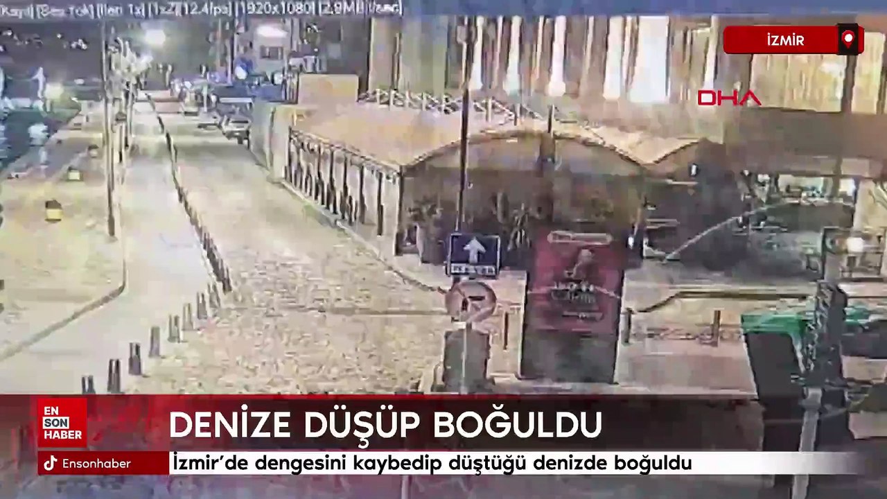 İzmir'de dengesini kaybedip düştüğü denizde boğuldu