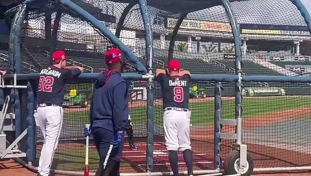 Ronald Acuña Jr. despacha jonrones en el Spring Training