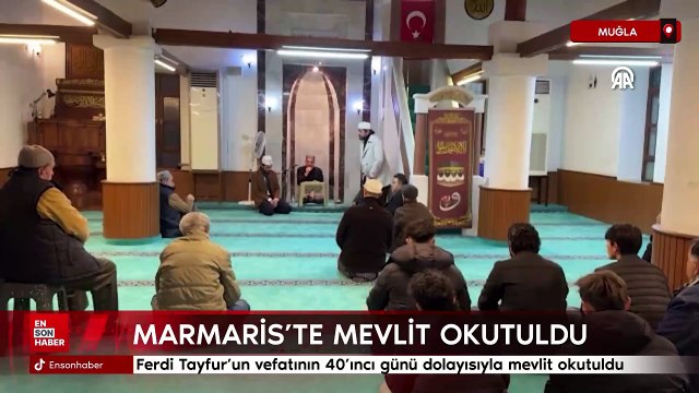 Ferdi Tayfur'un vefatının 40'ıncı günü dolayısıyla mevlit okutuldu