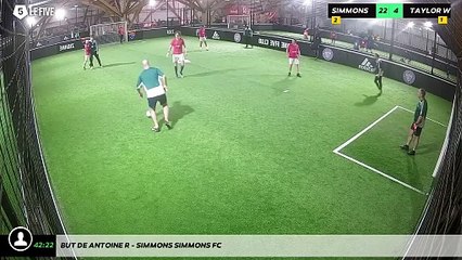 But de Antoine R - Simmons Simmons Fc