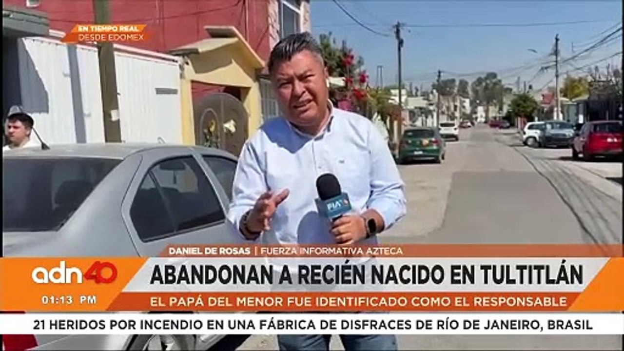 Sujeto abandona a un bebé recién nacido en calles de Tultitlán, EdoMex