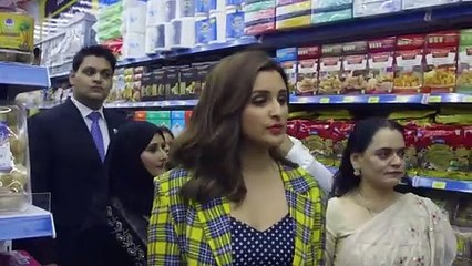 Bollywood actress Parineeti Chopra at opening of Dubai ethnic food store