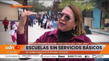 Sin luz y con mobiliario en mal estado: así asisten a clases estudiantes de Reynosa