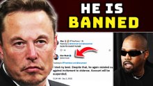 Elon Musk Confirms Kanye West Is BANNED From Twitter