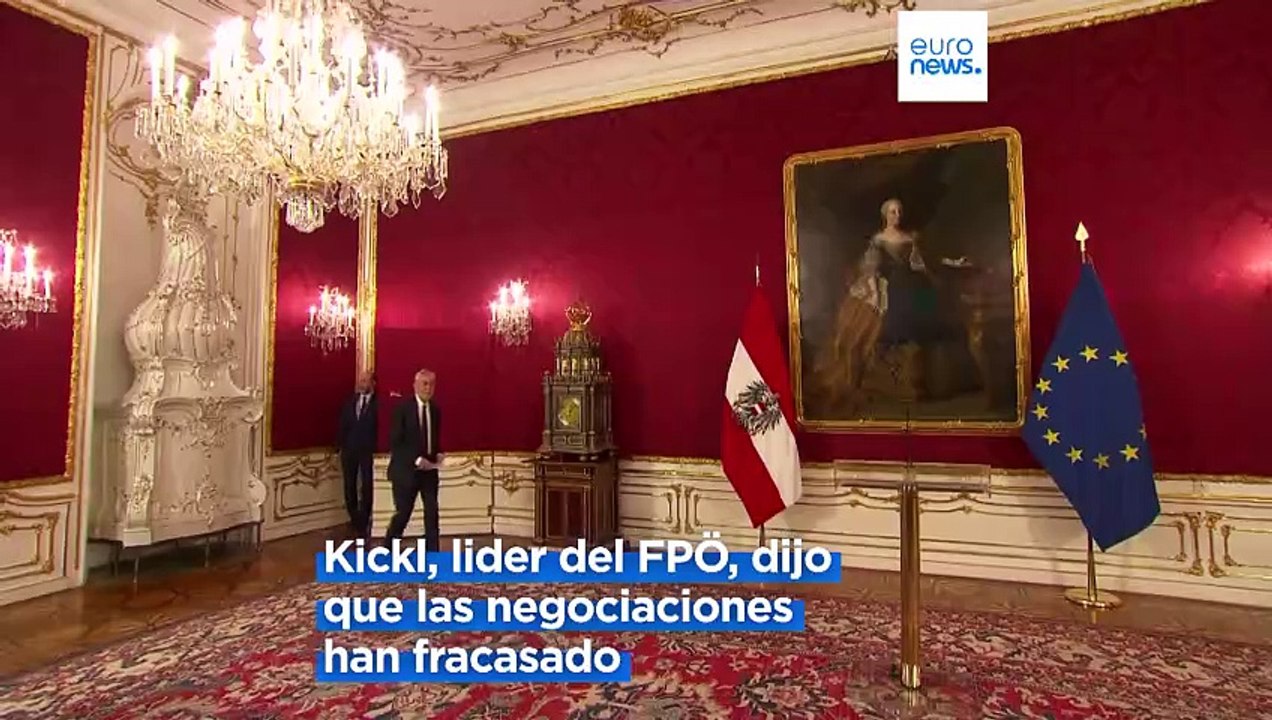 Fracasan las negociaciones para una coalición entre ultraderechistas y conservadores en Austria