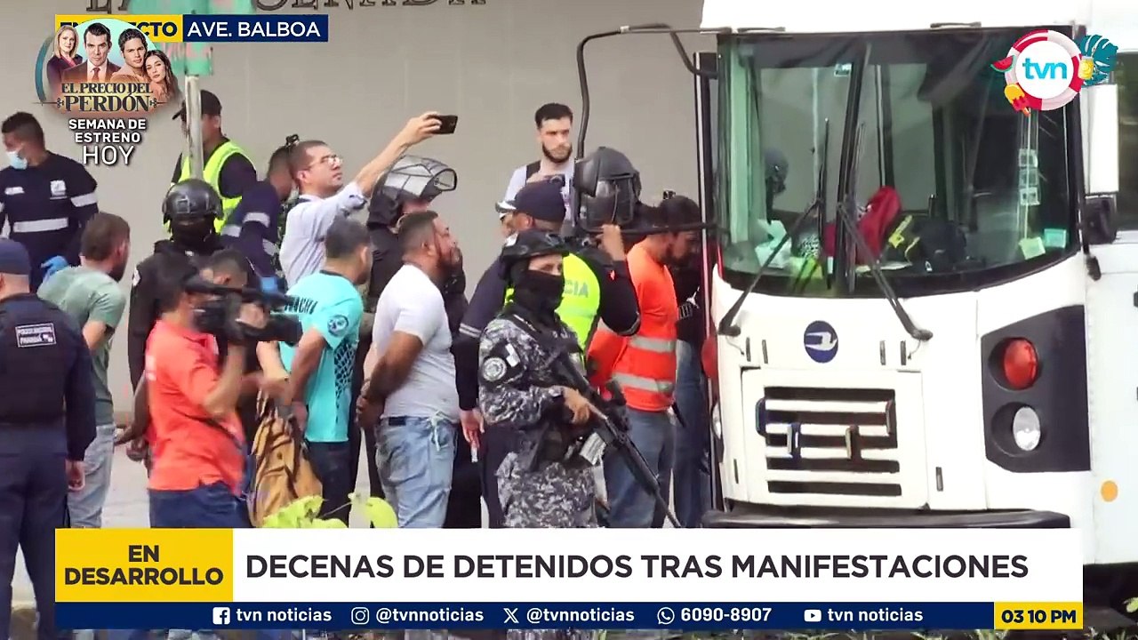 Decenas de detenidos tras manifestaciones