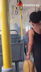 Explosão de celular em ônibus deixa passageiros em pânico; veja vídeo