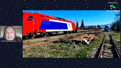 TEMΠΗ Ας μας απαντήσουν οι ειδικοί...γιατί σε αυτήν την εμπορική αμαξοστοιχία....φαίνονται ξεκάθαρα οι μεταλλικοί προστατευτικοί δοκοί...και όχι σε αυτήν στα Τέμπη...;
