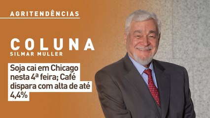 Soja cai em Chicago nesta 4ª feira; Café dispara com alta de até 4,4%